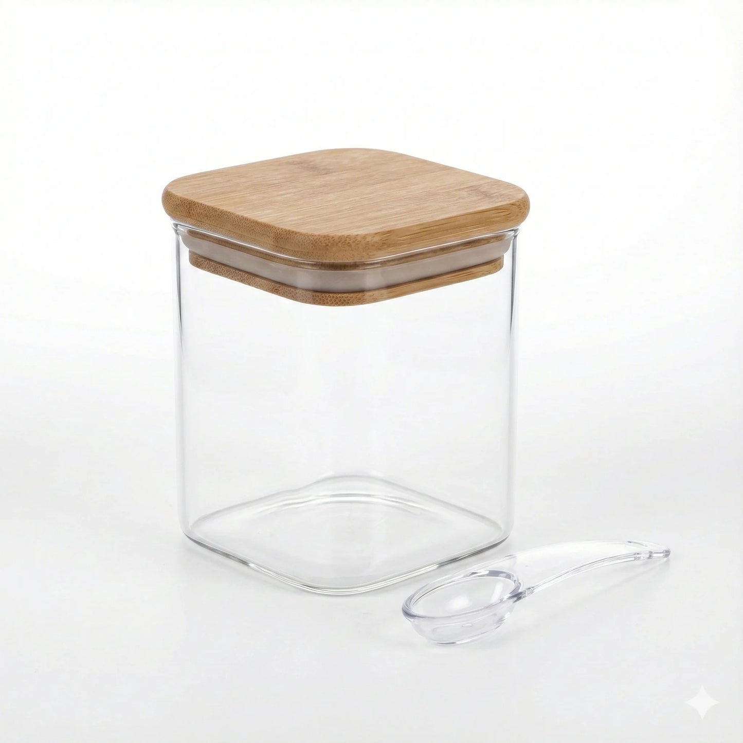 Spice Canister with wooden lid